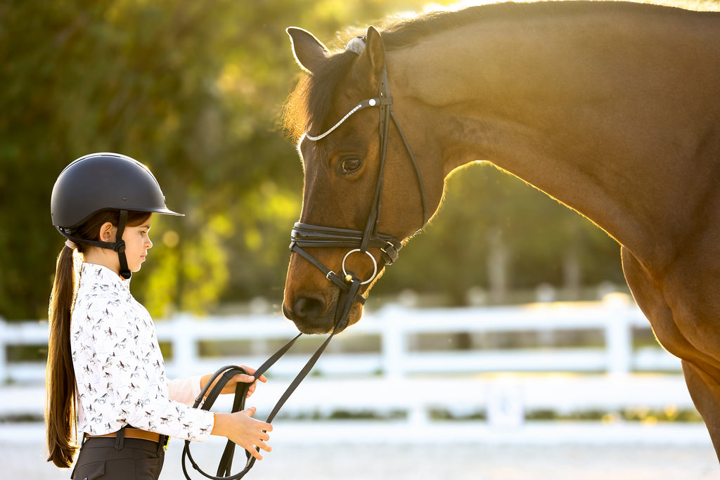 Youth Grey Horse Sun Shirt
