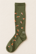 Olive Fox Boot Socks