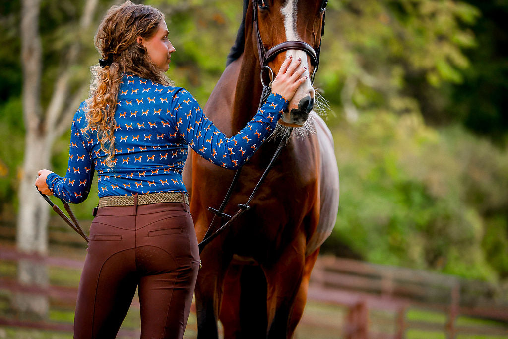 Oxford Brown Riding Leggings