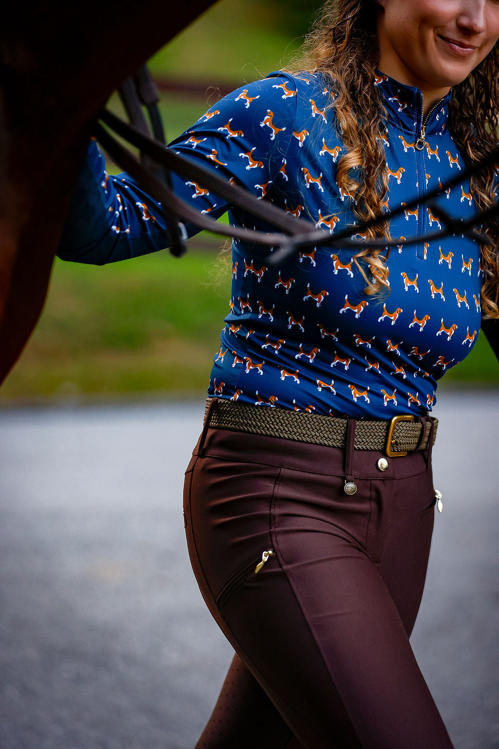 Oxford Brown Riding Leggings