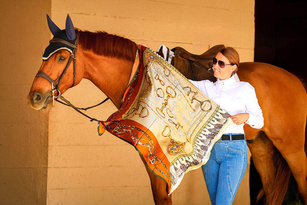 Bits & Reins Silk Scarf