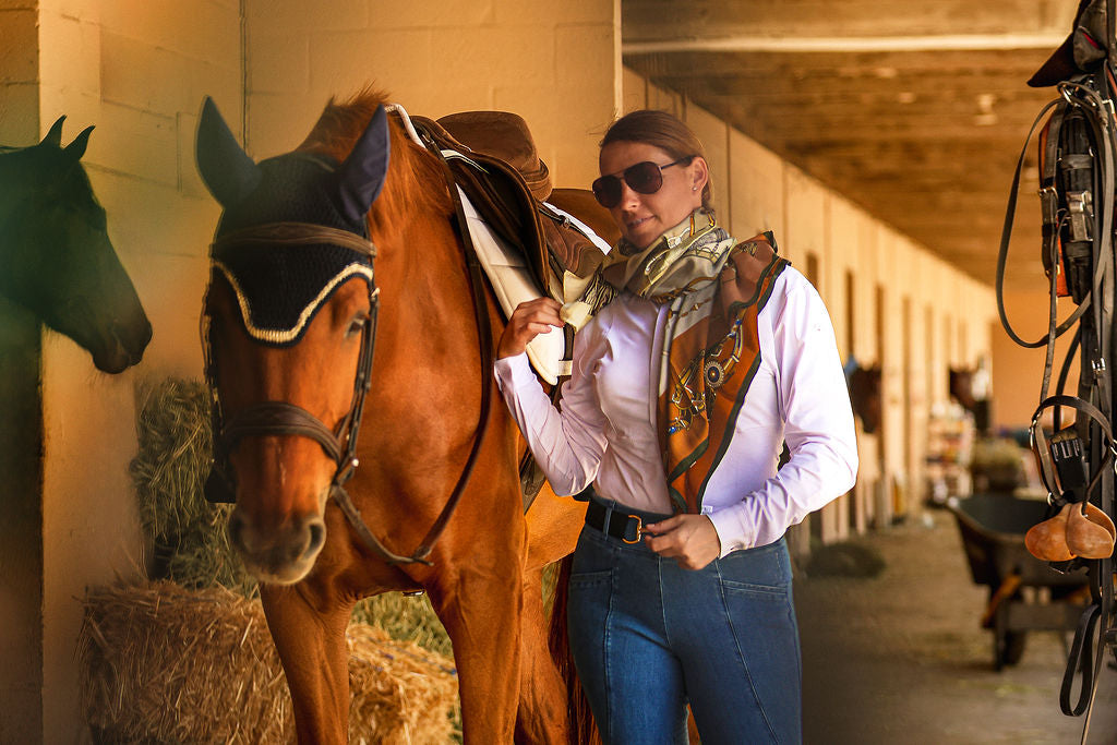Bits & Reins Silk Scarf
