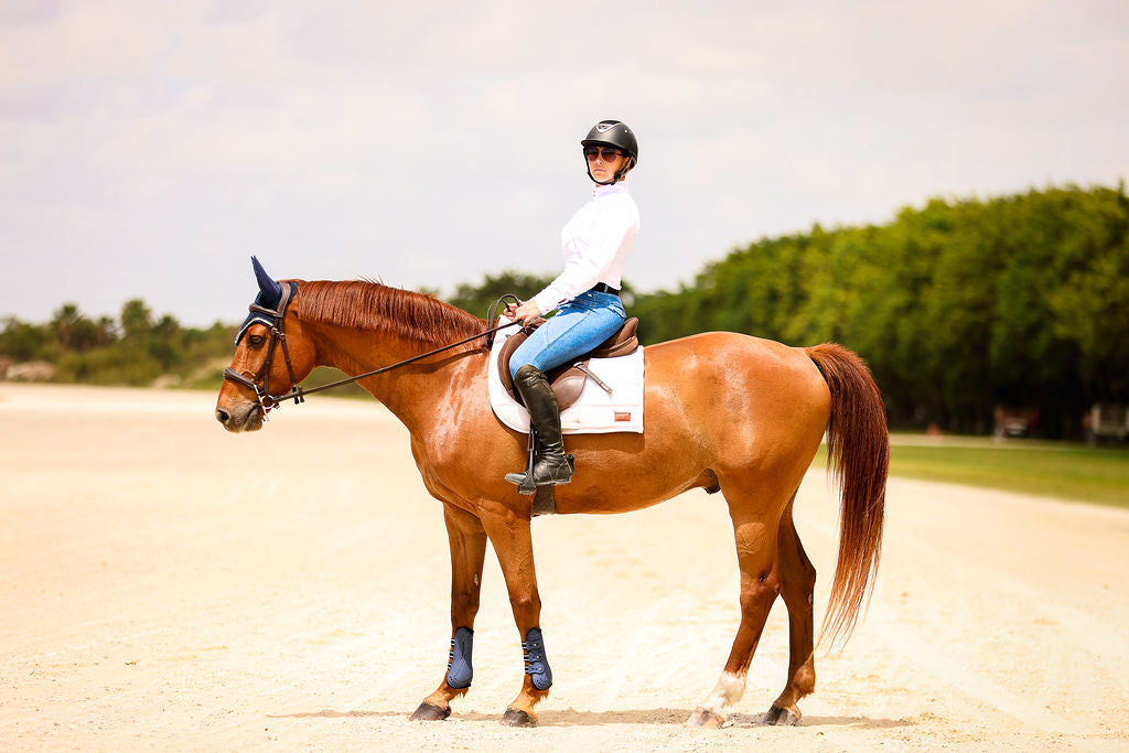 Soft White Dressage Pad