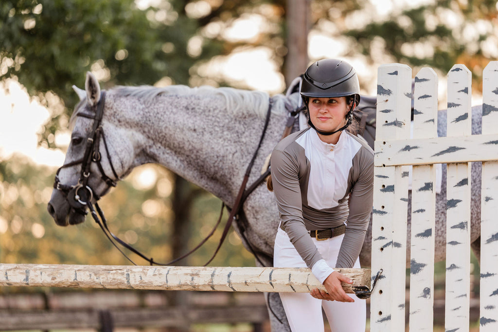 Saddle Taupe Competition Top