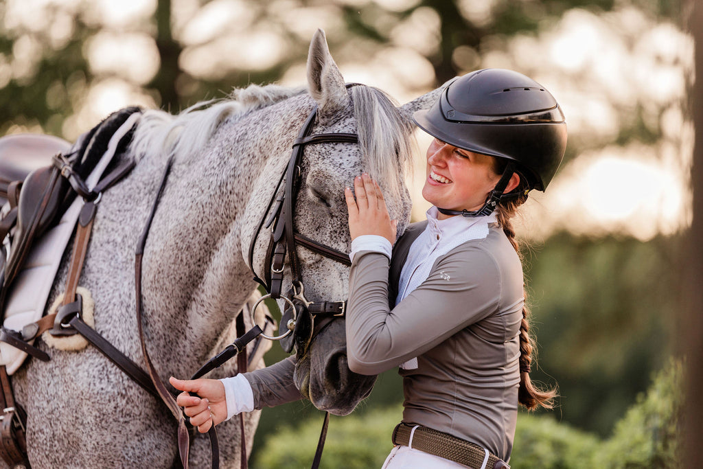 Saddle Taupe Competition Top
