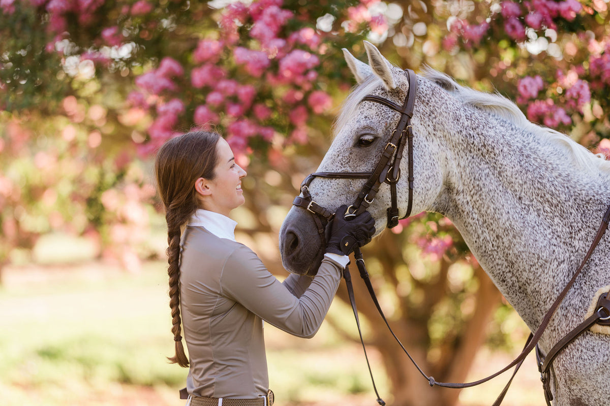 Saddle Taupe Competition Top