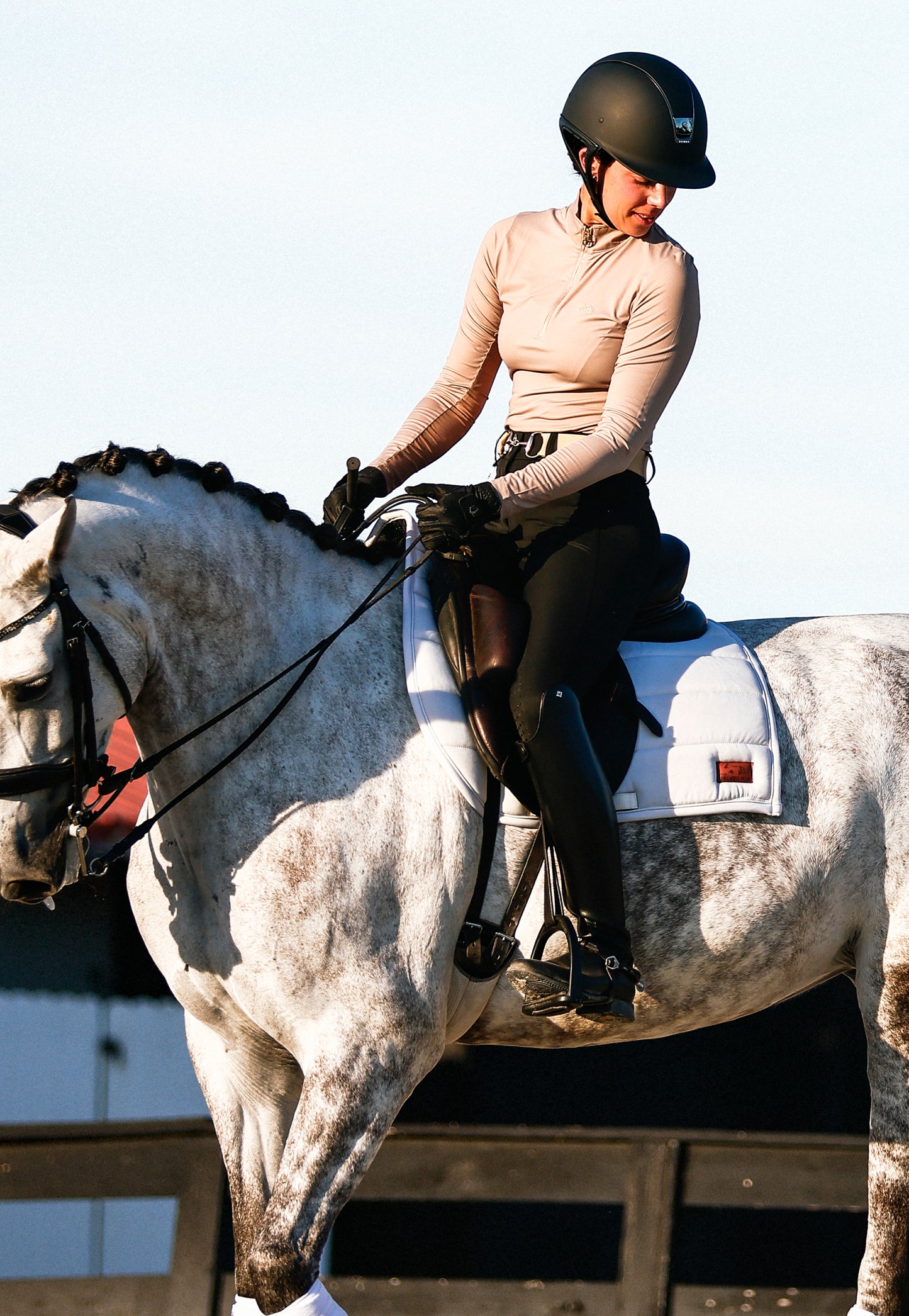 Soft White Dressage Pad