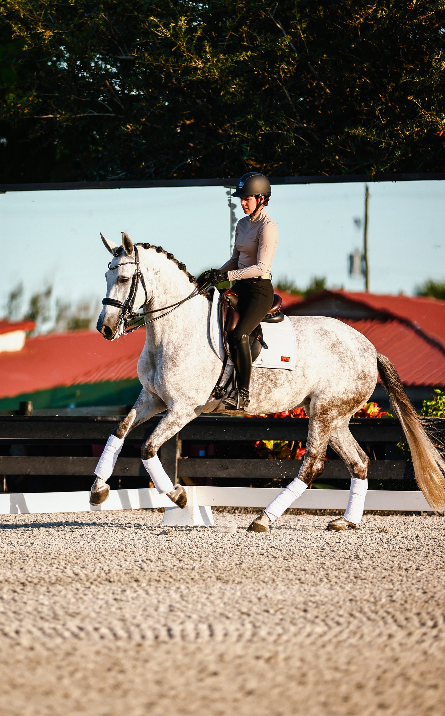 Soft White Dressage Pad