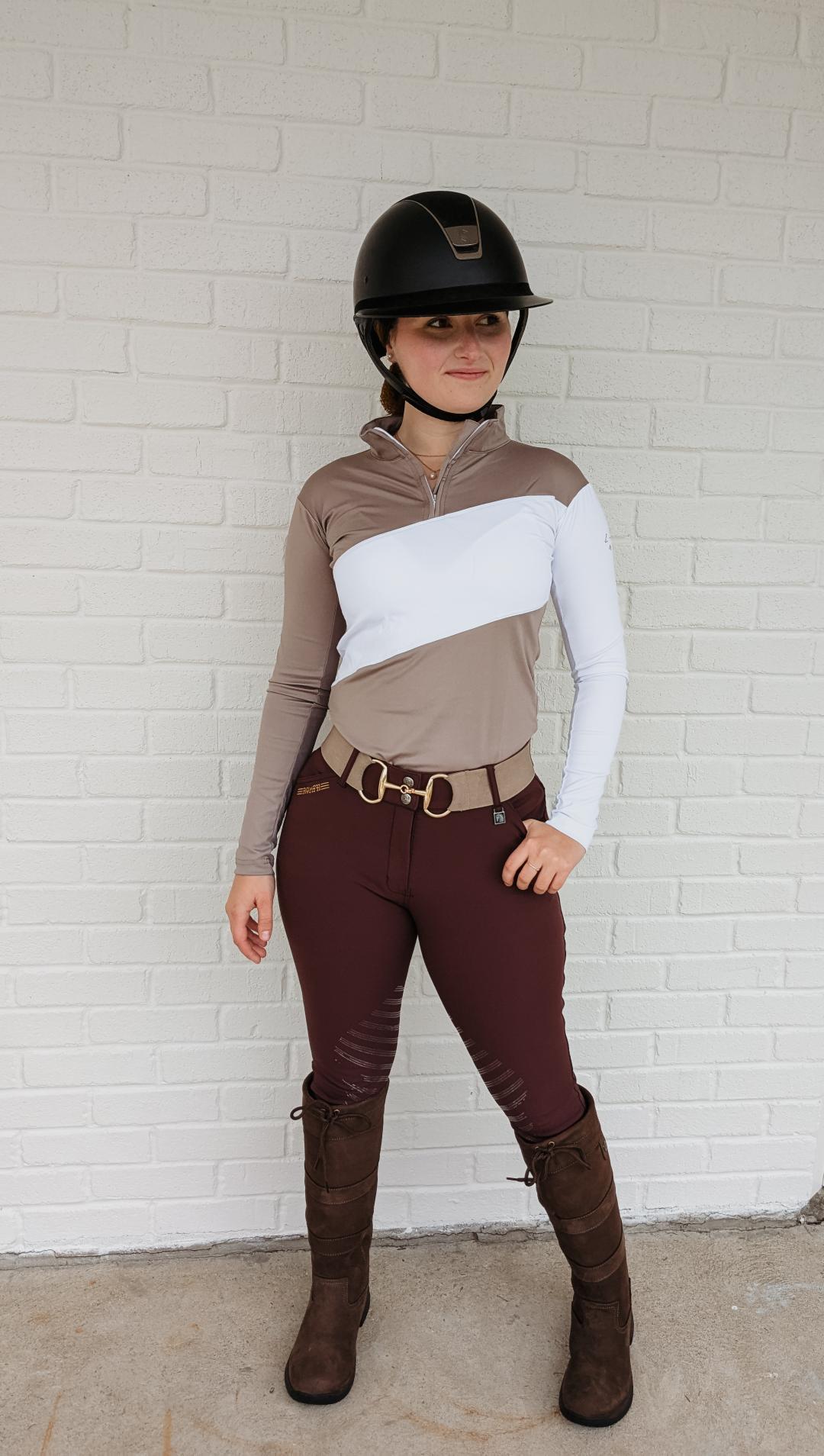 Diagonal Riding Top