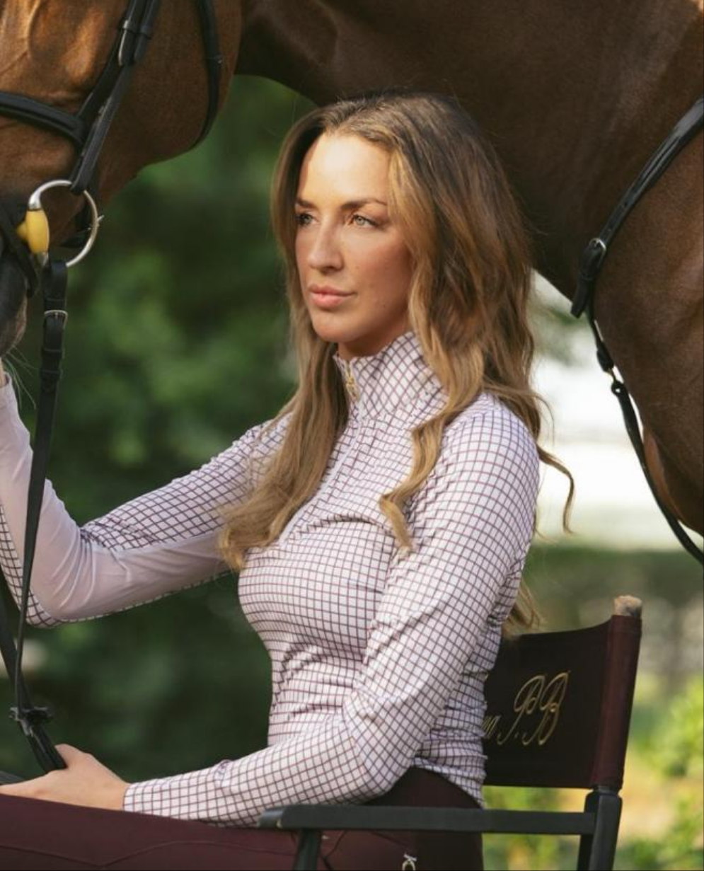 Burgundy Plaid Sun Shirt