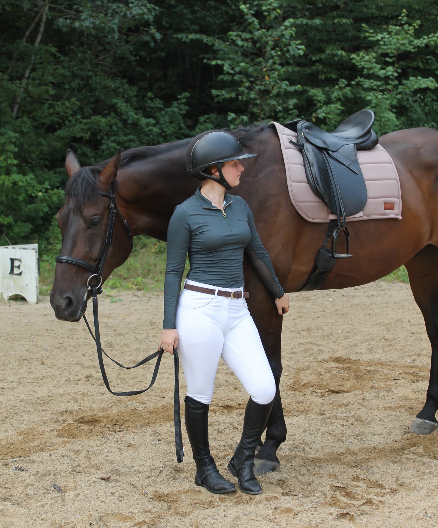 Taupe Dressage Pad
