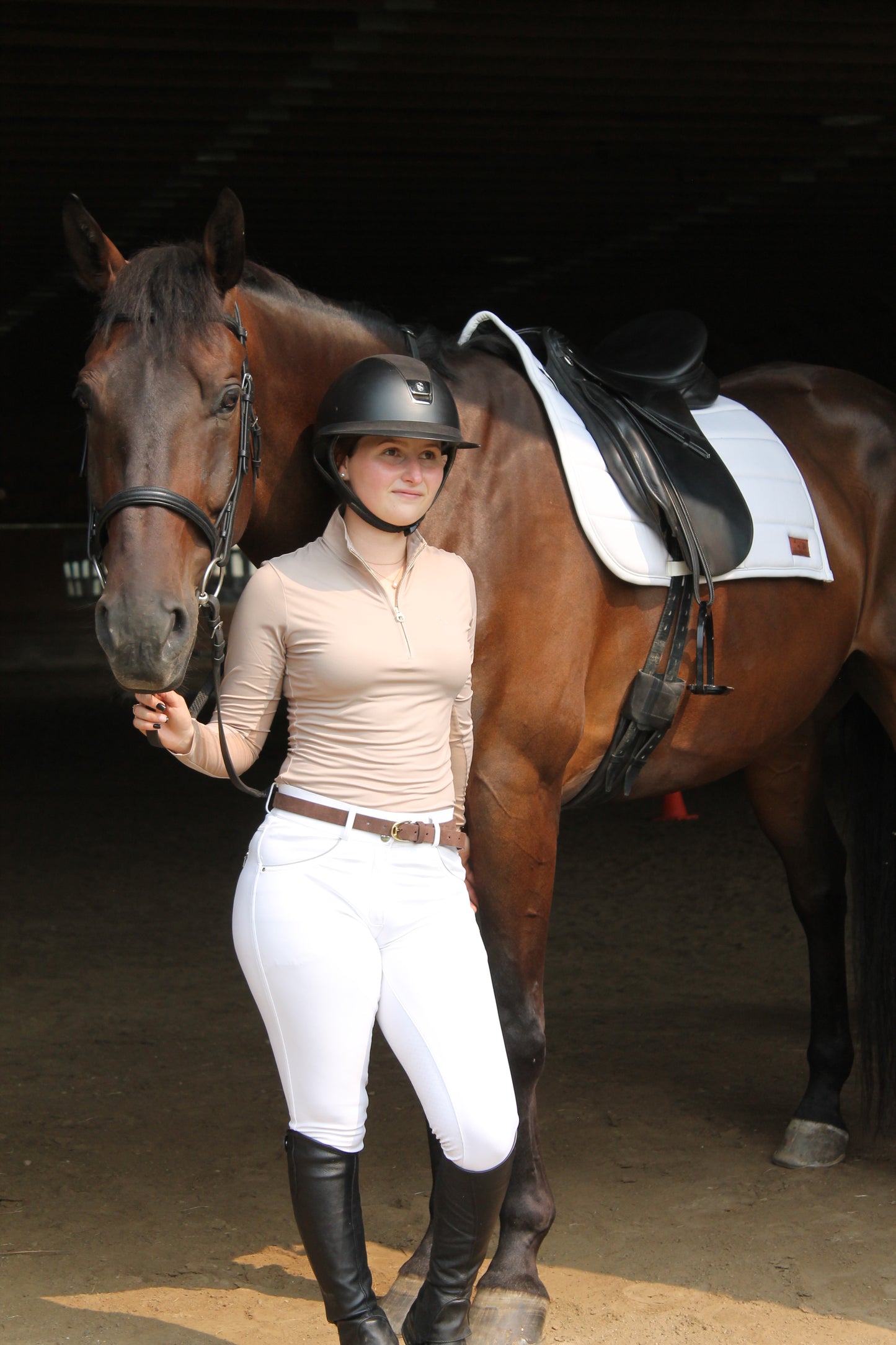 Soft White Dressage Pad
