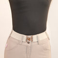 Cream Surcingle Belt