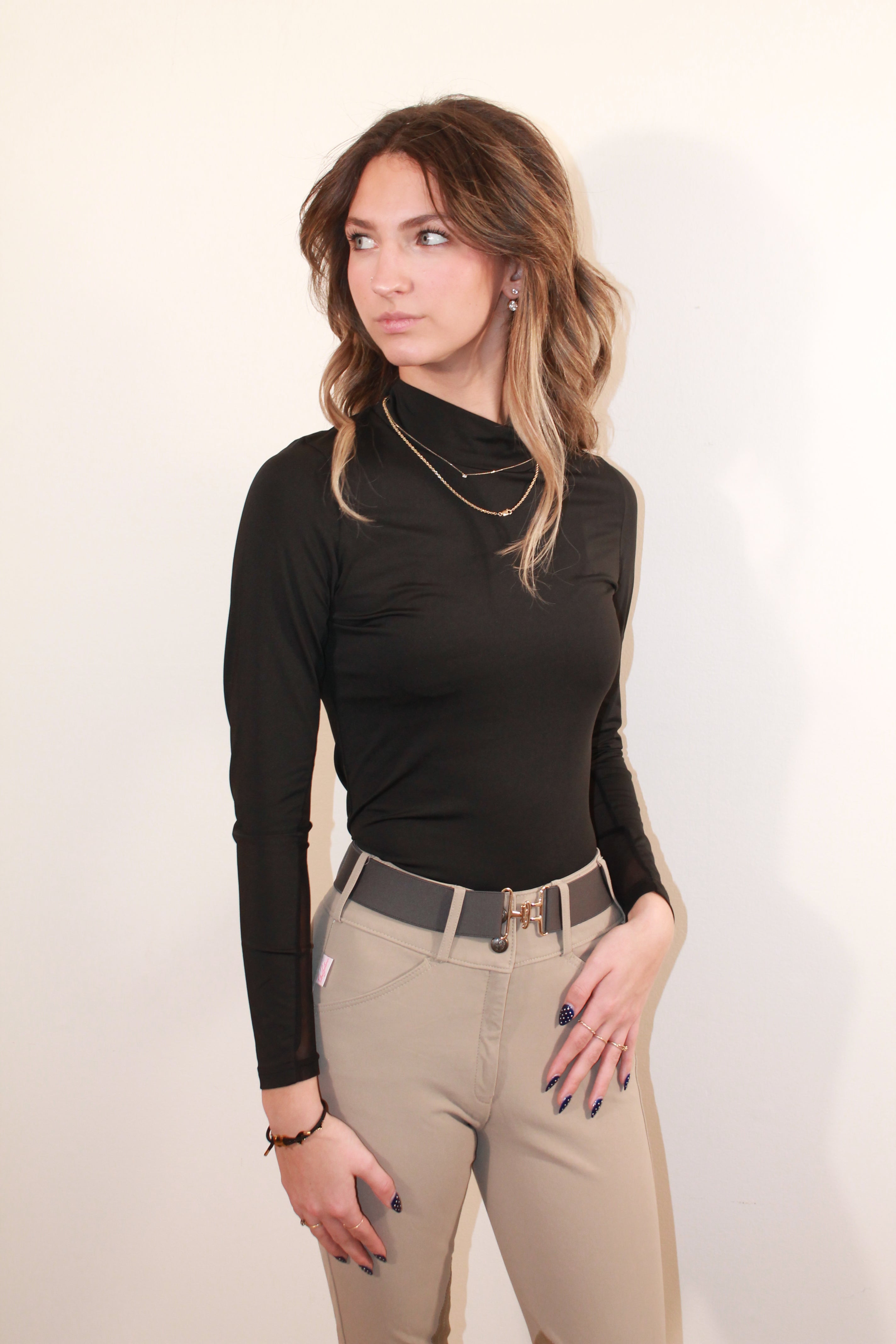 Grey Surcingle belt