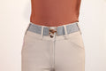 Heathered Grey Surcingle Belt