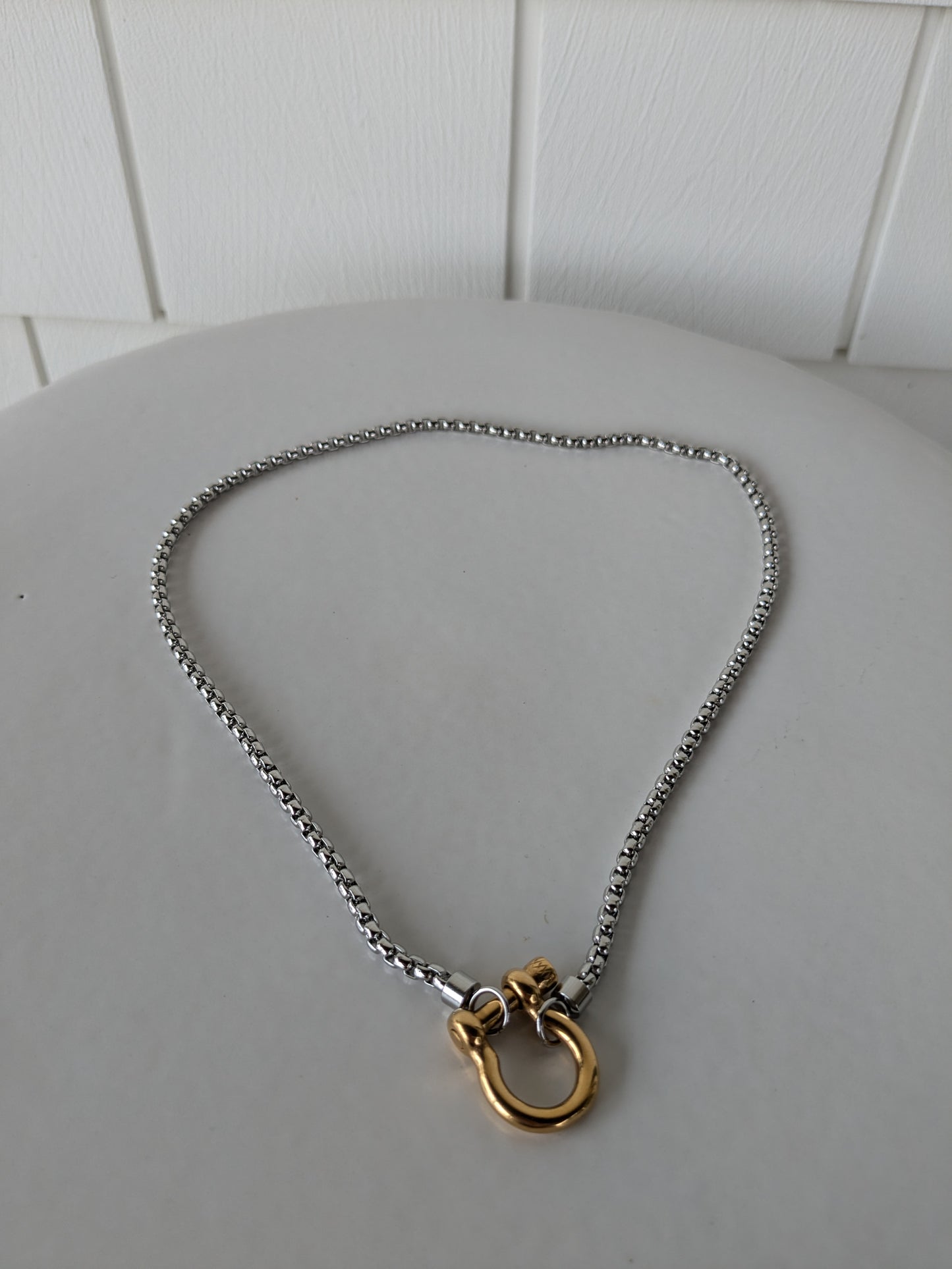 Carabiner Screw Lock Necklace