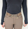 Leopard Snaffle Belt