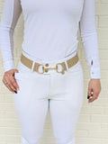 Tan Snaffle Belt