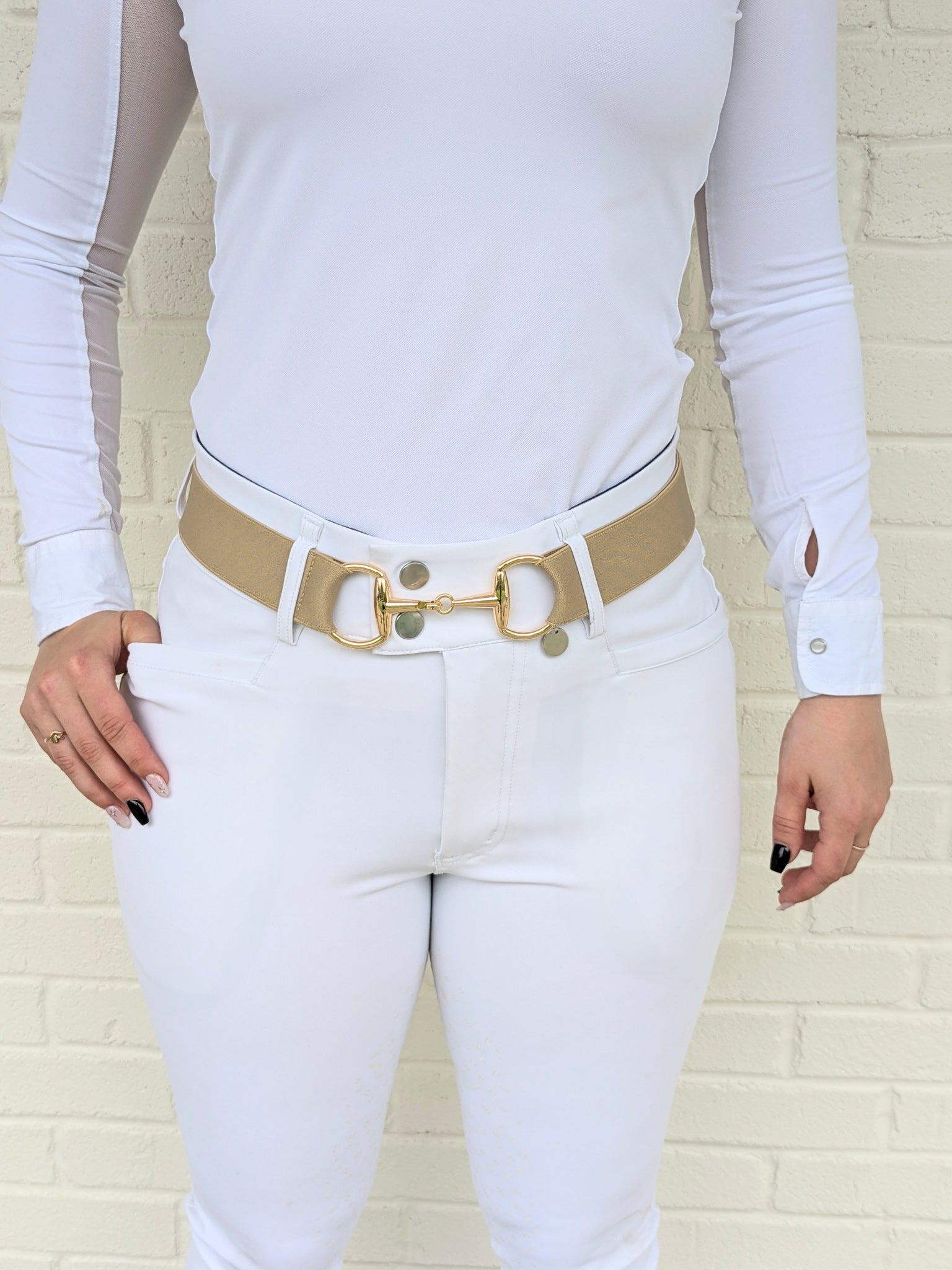 Tan Snaffle Belt