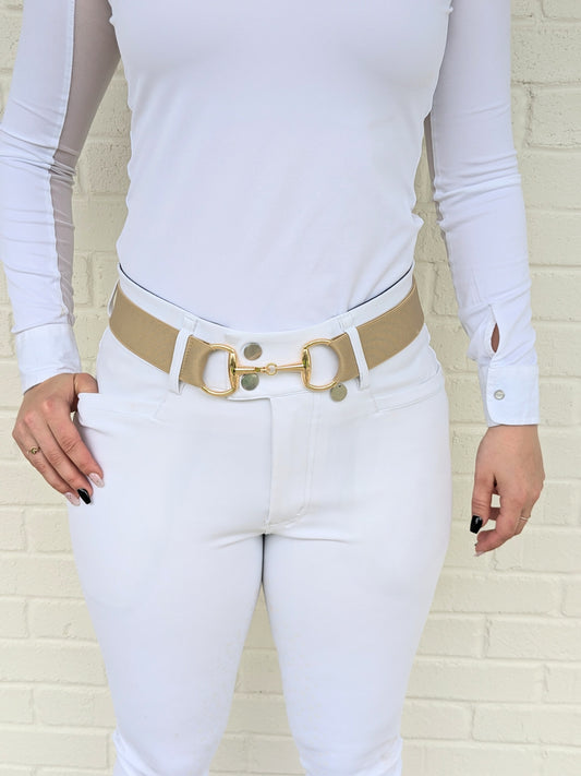 Tan Snaffle Belt