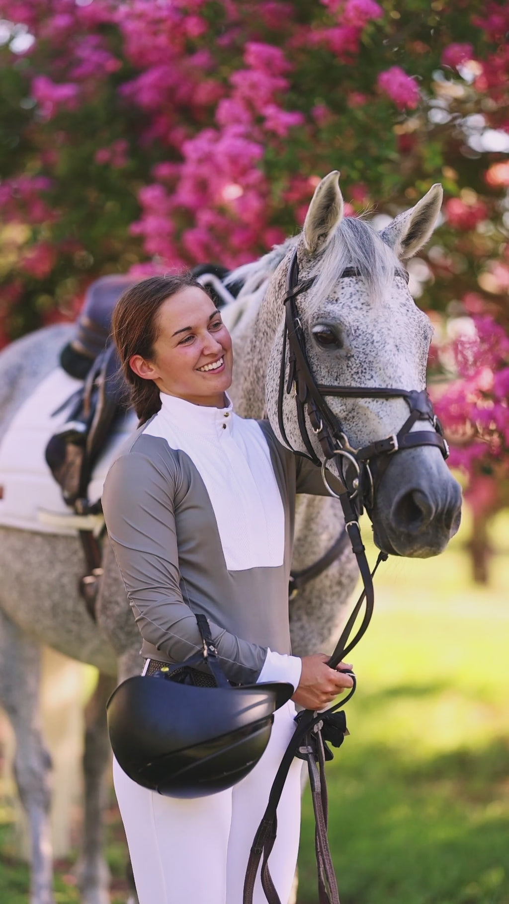 Saddle Taupe Competition Top