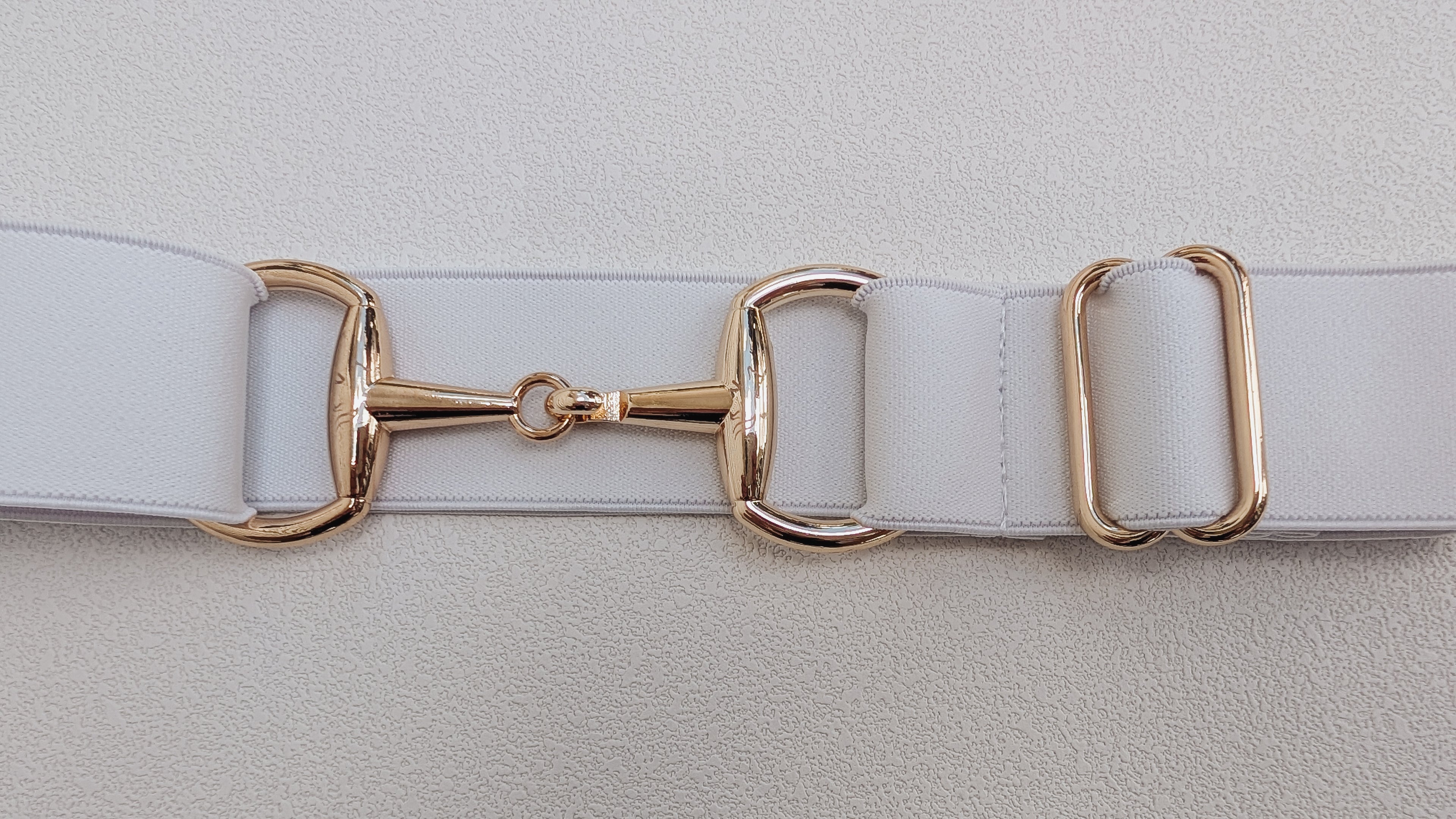 White Snaffle Belt
