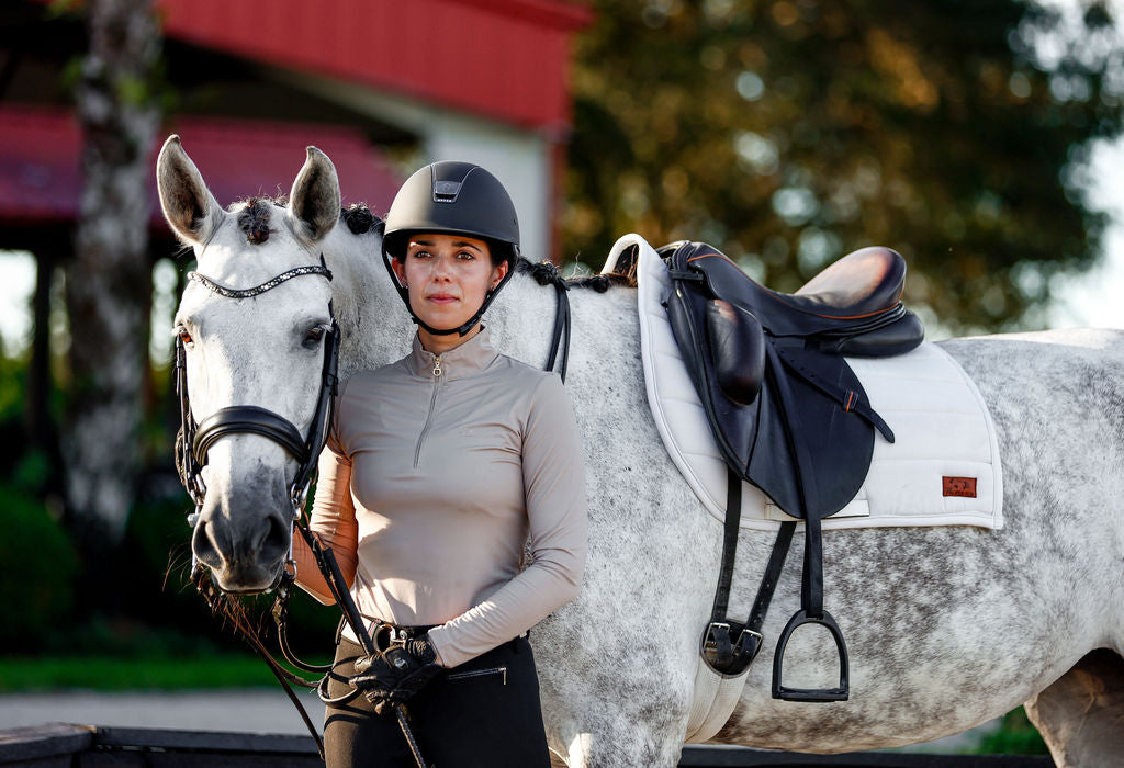 Soft White Dressage Pad