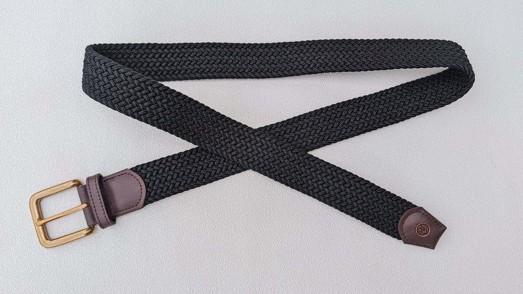 Midnight Tack Braided Belt