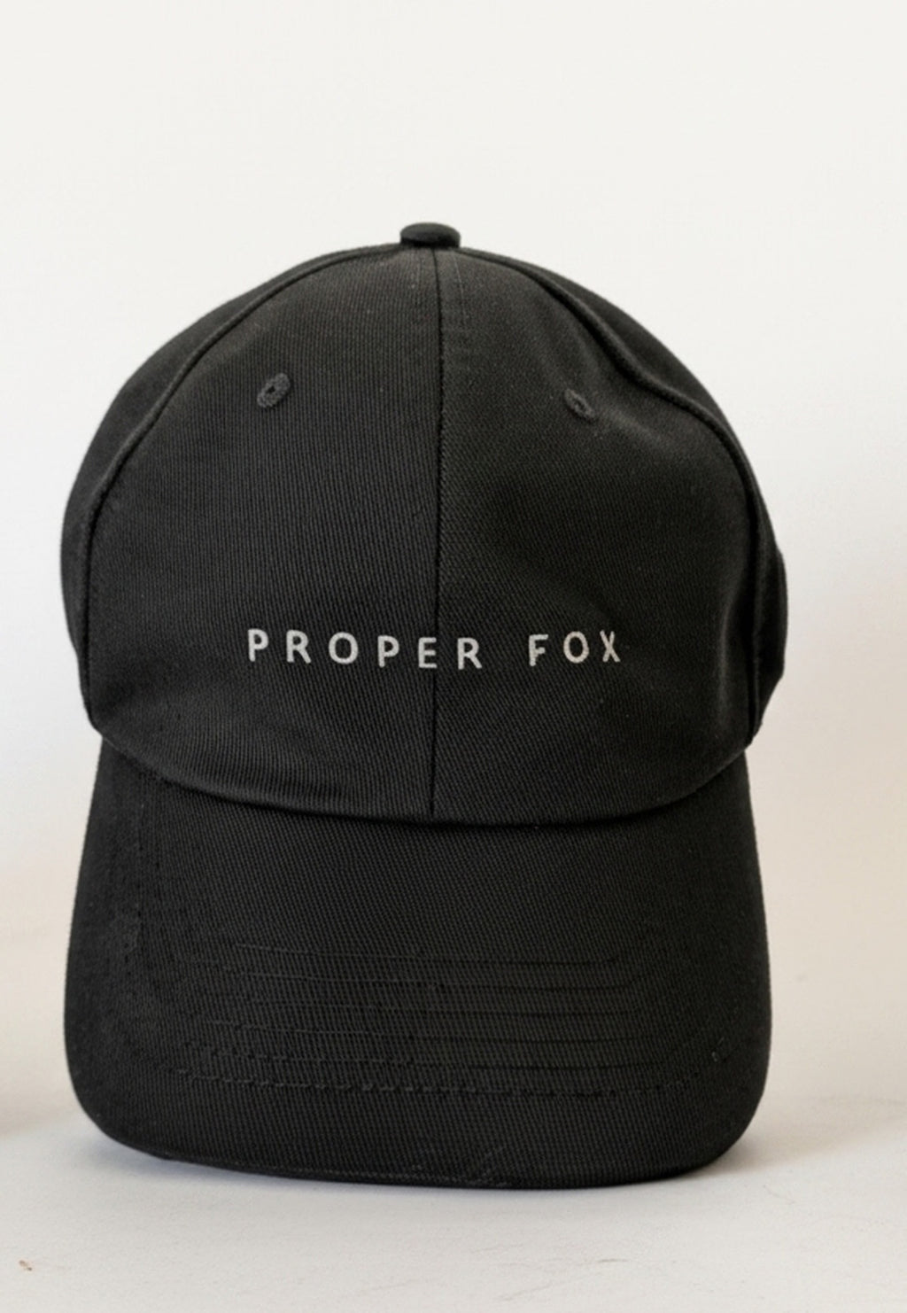Black Proper Fox Hat