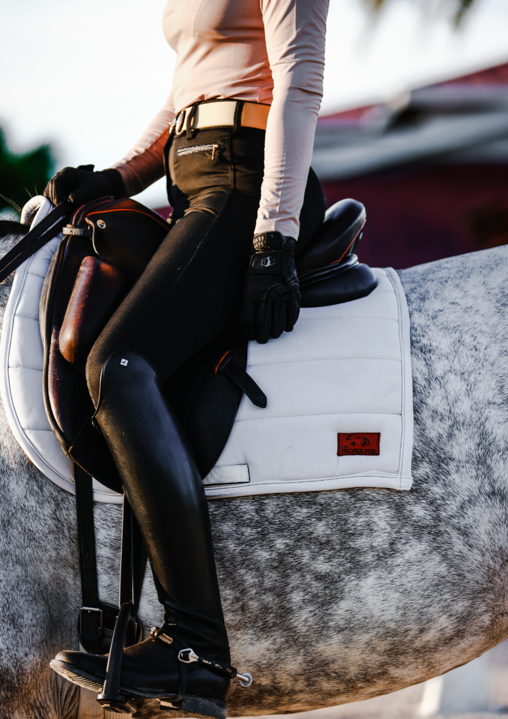 Soft White Dressage Pad
