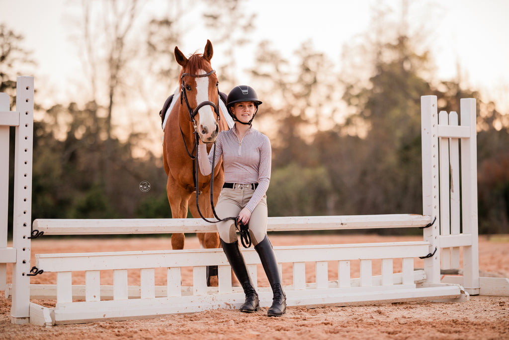 Burgundy Plaid Sun Shirt
