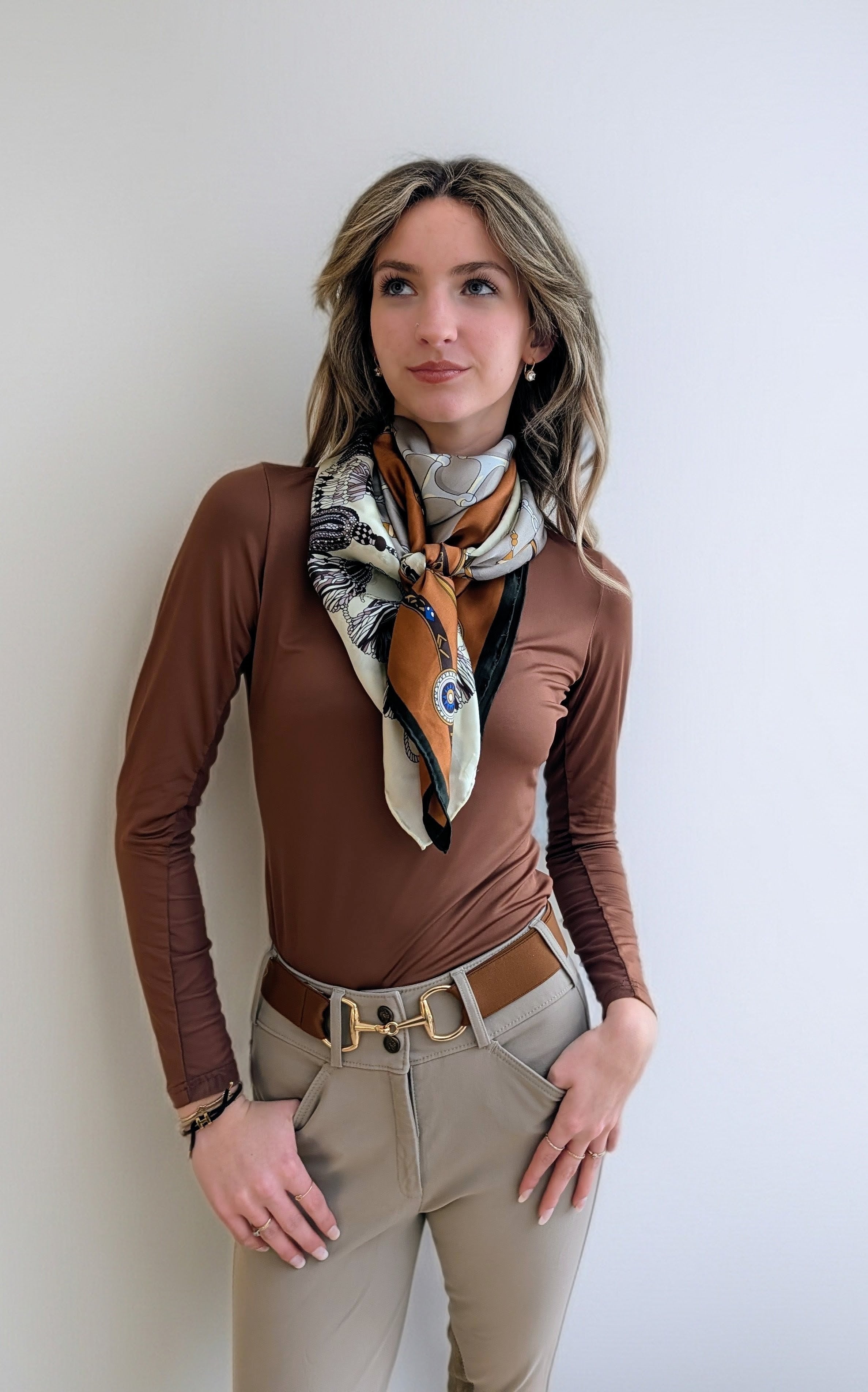 Bits & Reins Silk Scarf