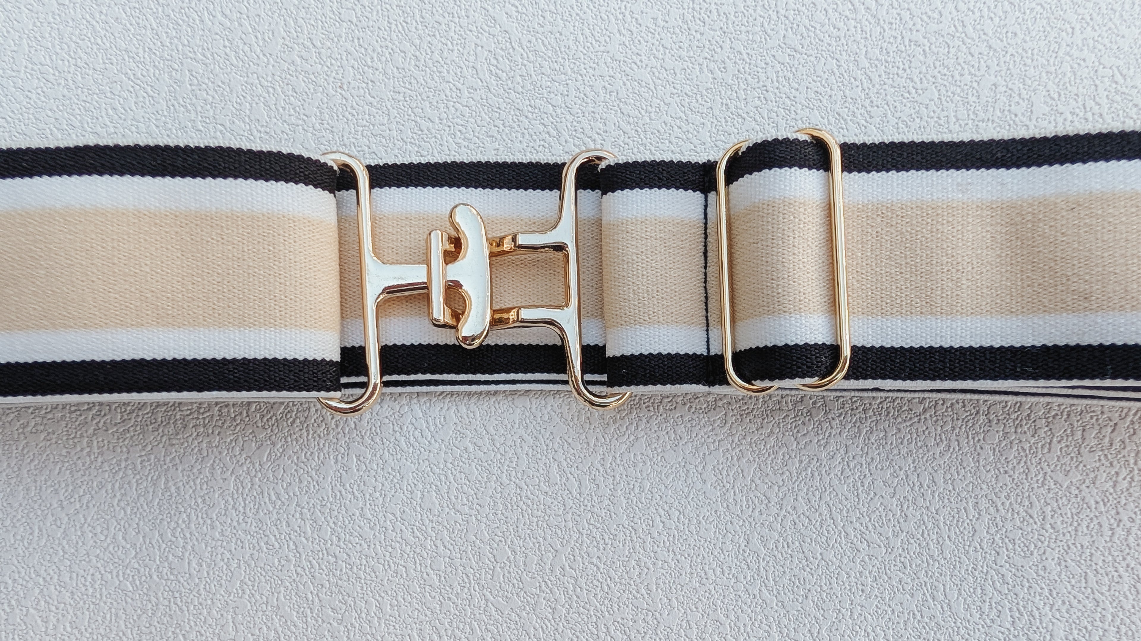 Striped Surccingle Belt