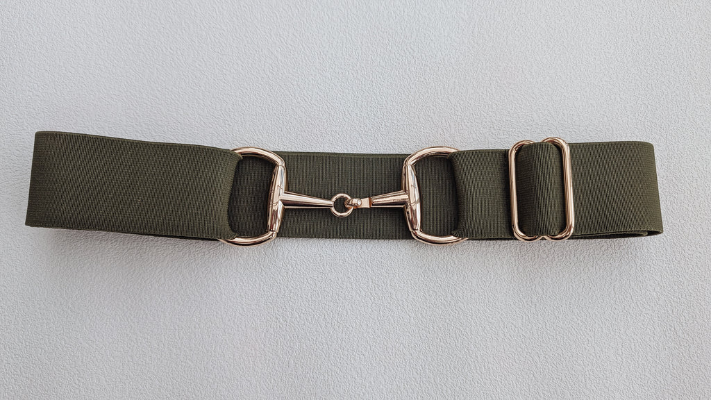 Olive Green Snaffle Belt
