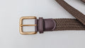 Bridle Brown Braided Belt