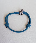 Blue Pony Charm Bracelet