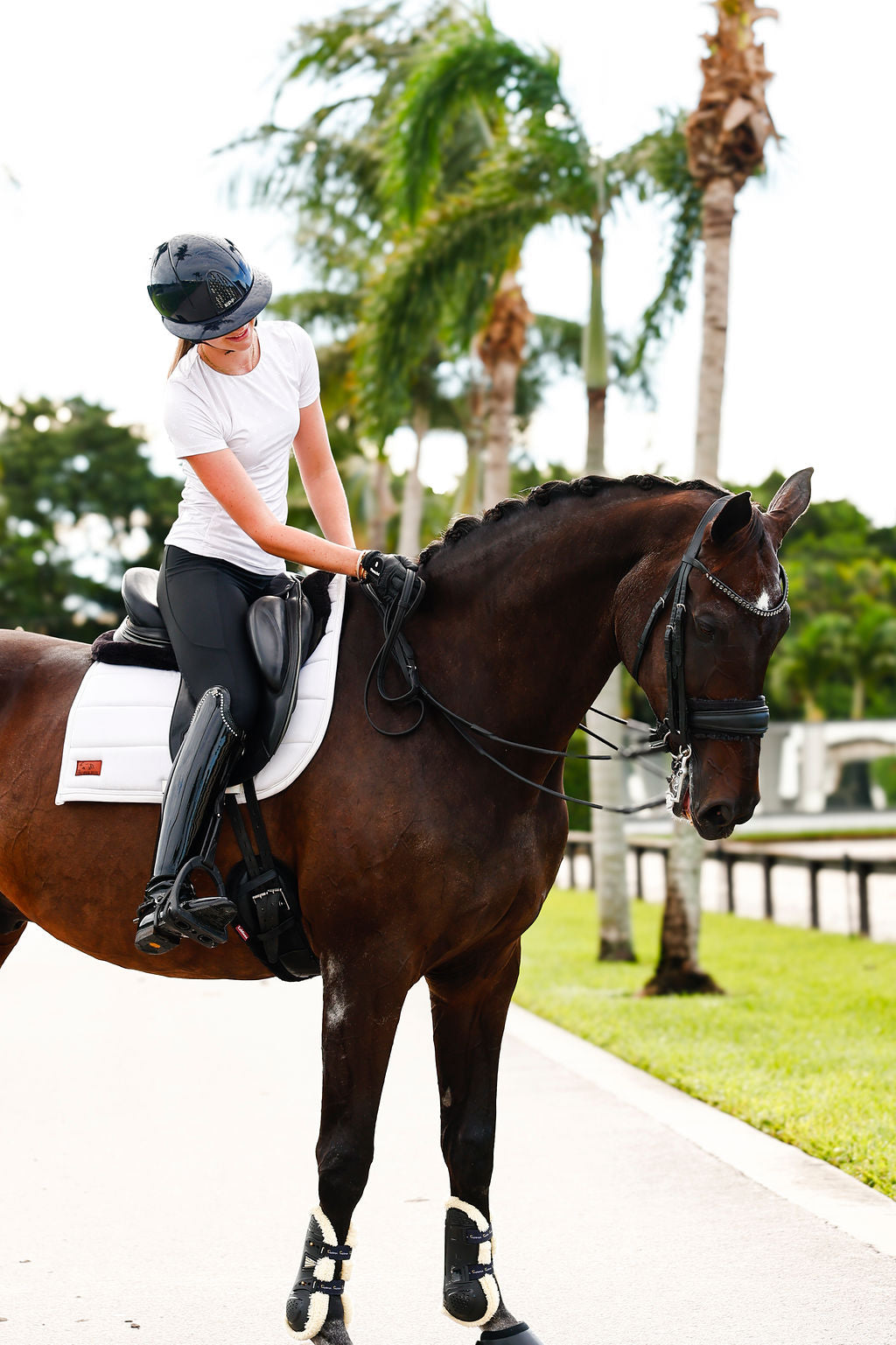 Soft White Dressage Pad