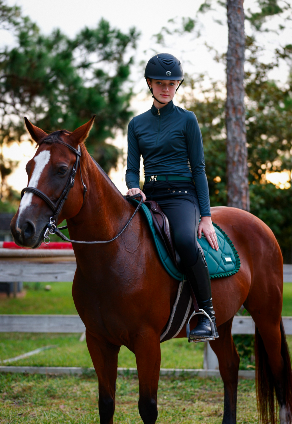 Hunter Green Jumping Pad