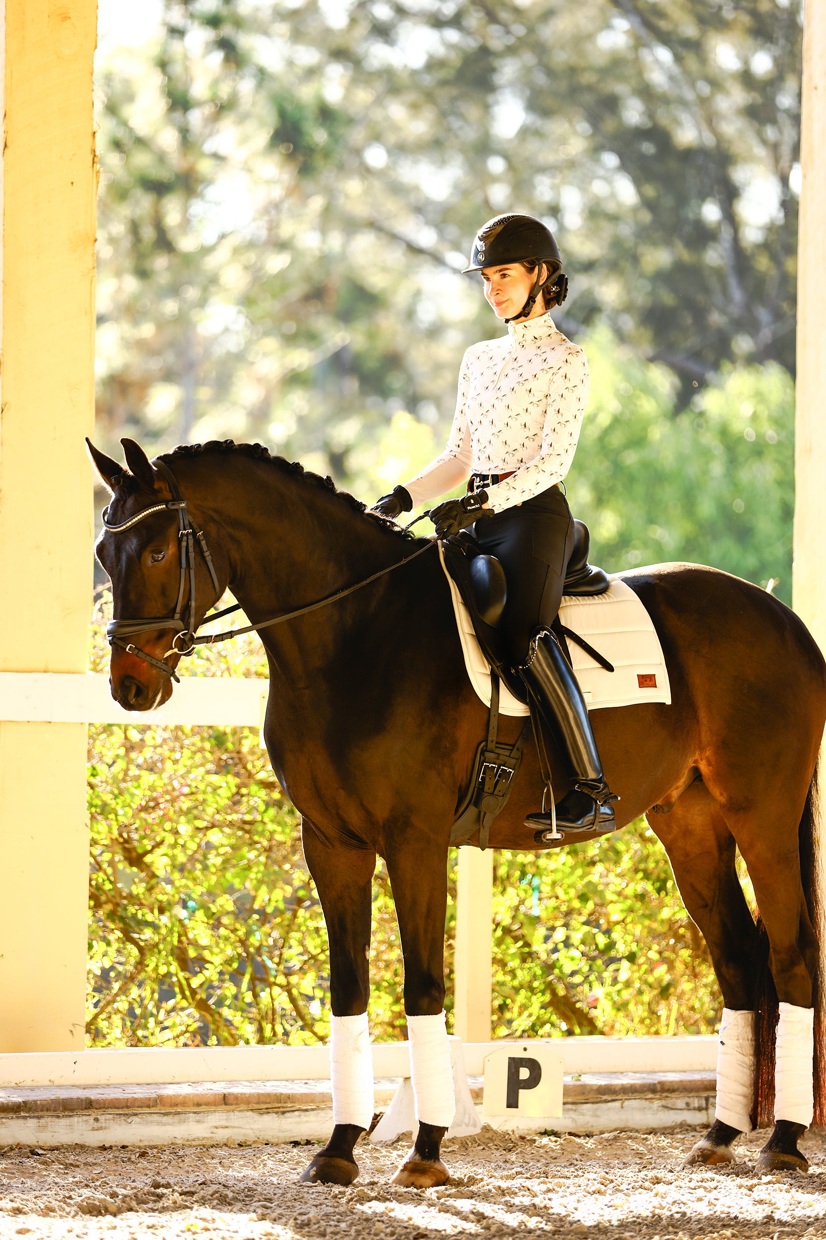Soft White Dressage Pad