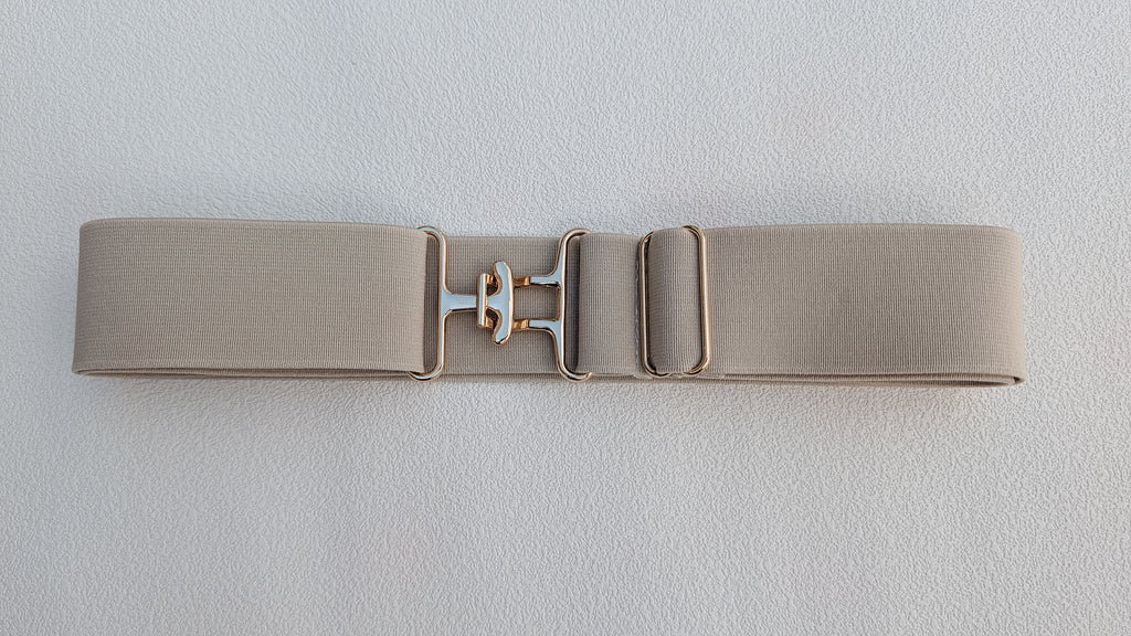 Cream Surcingle Belt