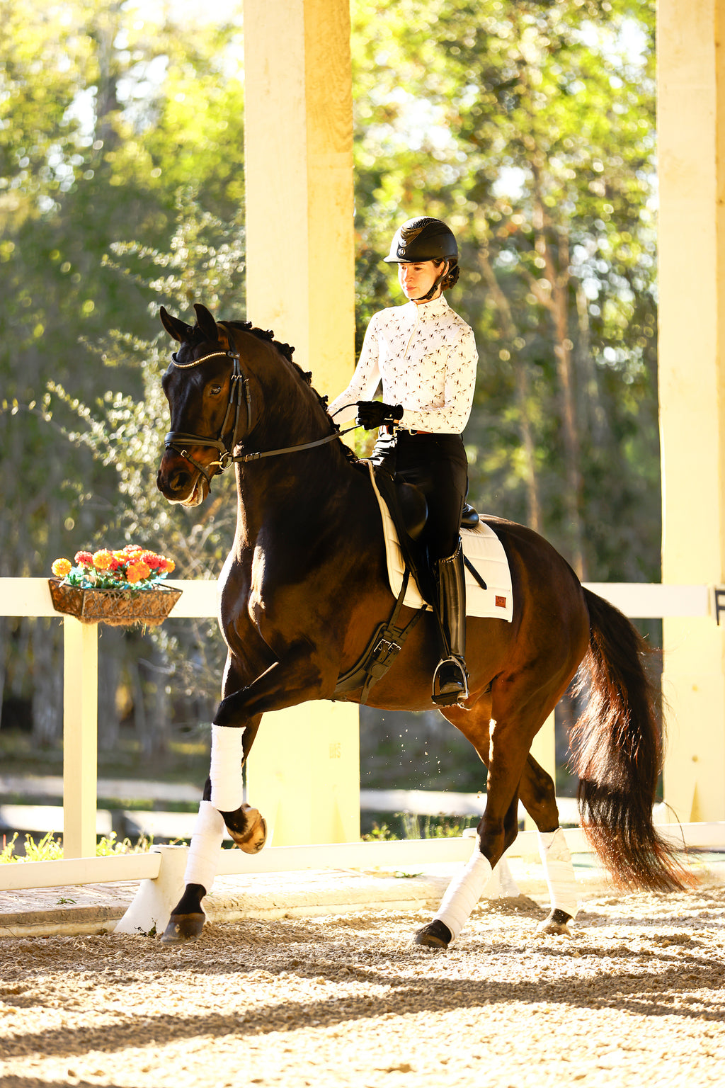 Soft White Dressage Pad