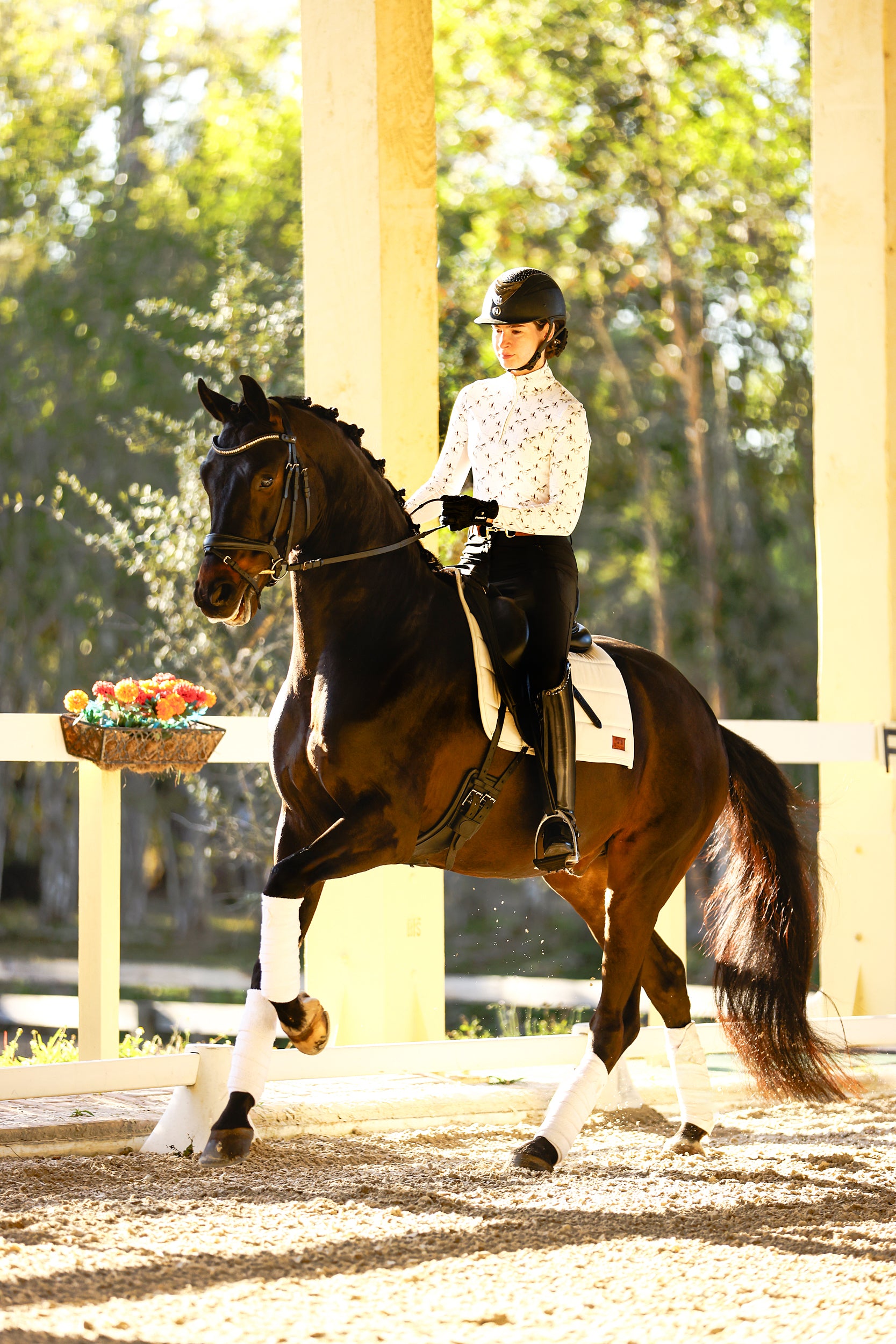 Soft White Dressage Pad