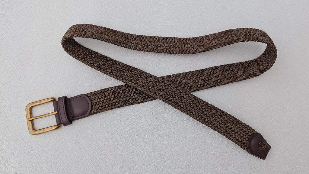 Bridle Brown Braided Belt