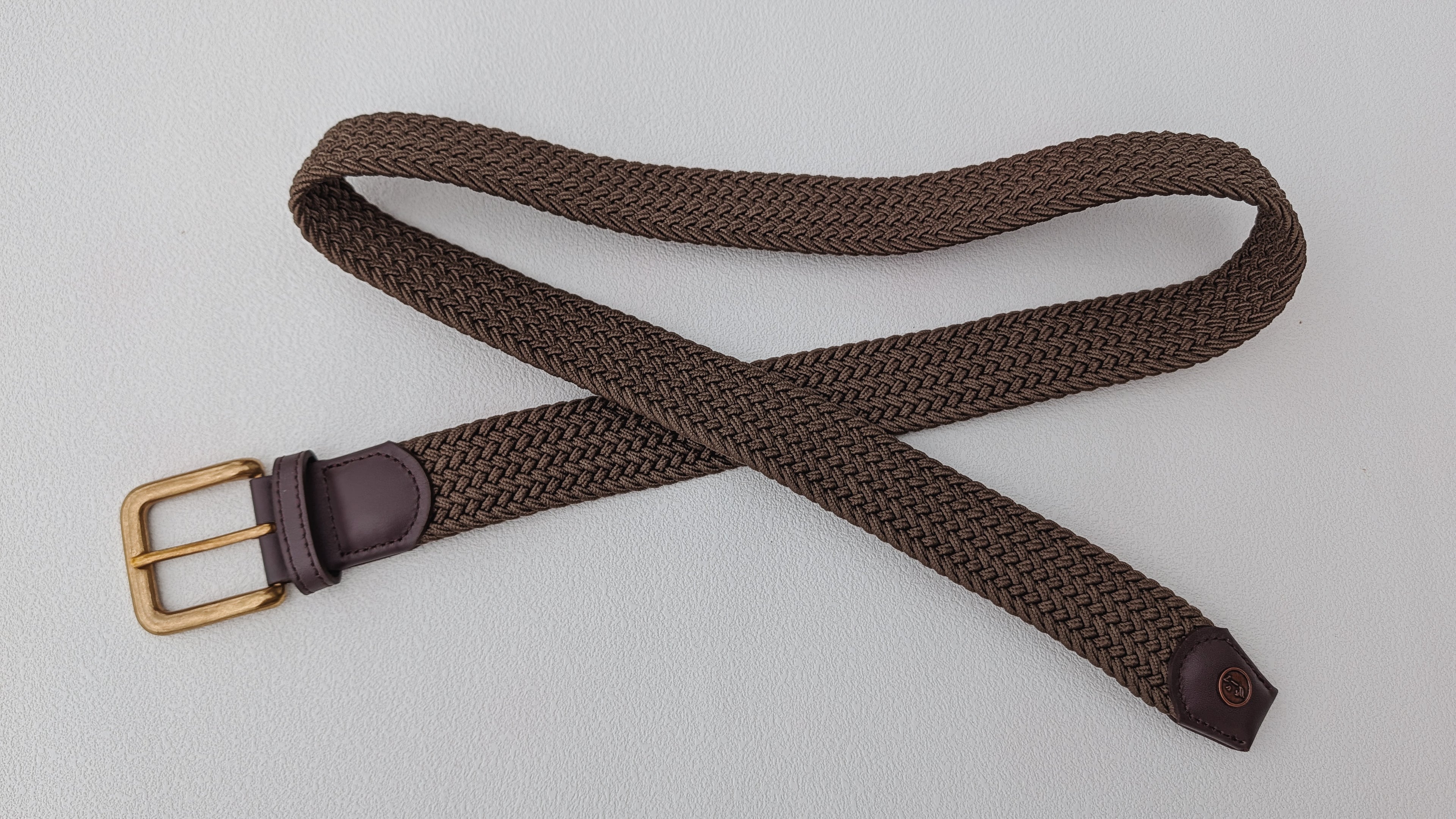 Bridle Brown Braided Belt