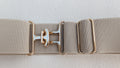 Cream Surcingle Belt