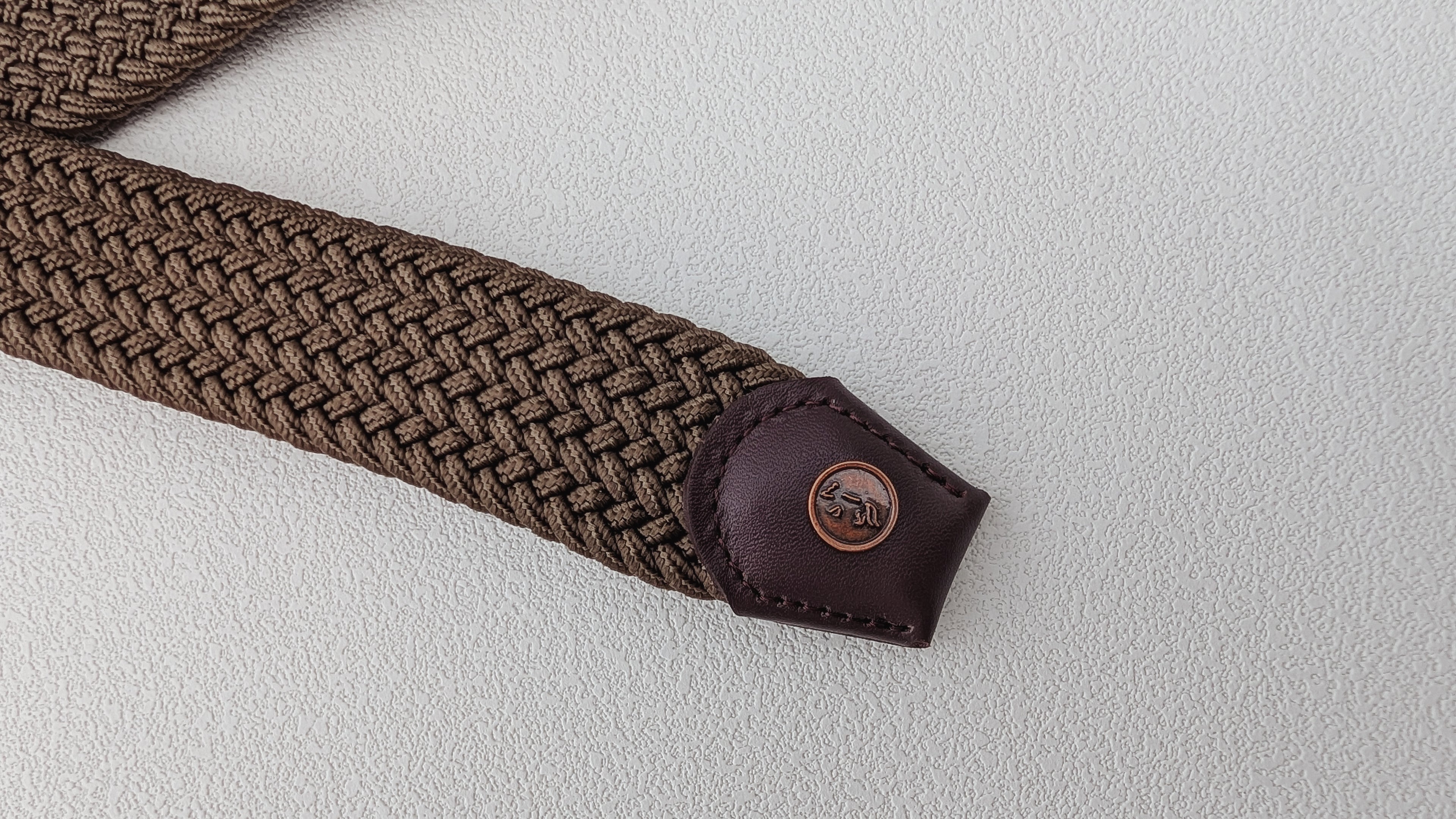 Bridle Brown Braided Belt