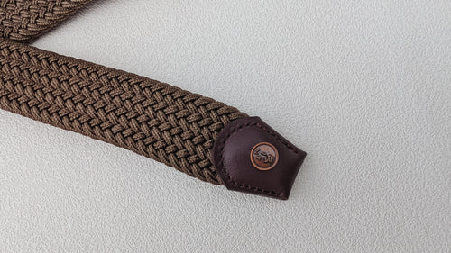 Bridle Brown Braided Belt