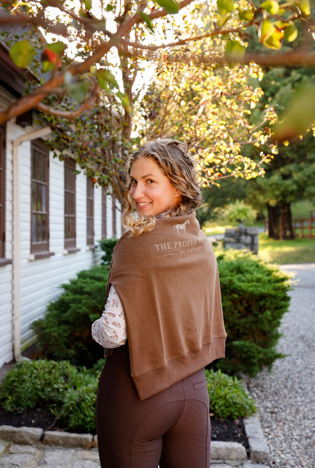 Oxford Brown Proper Fox Sweatshirt