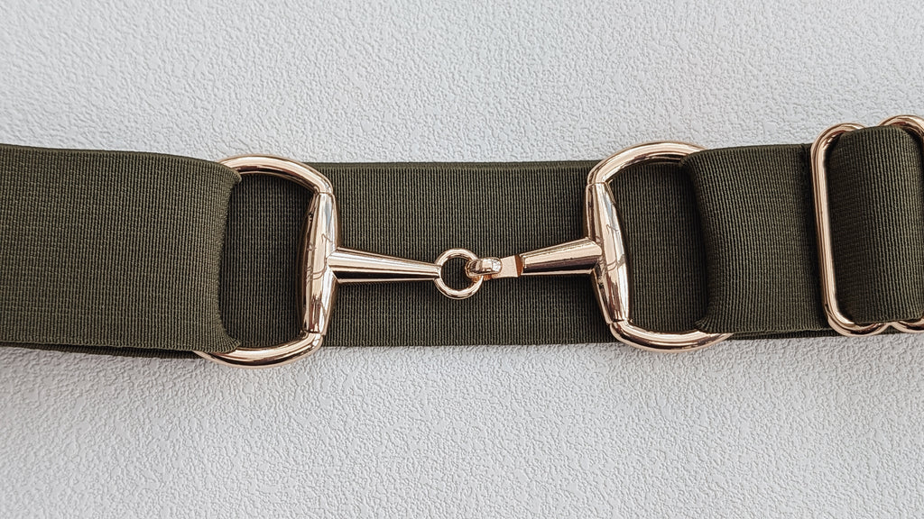 Olive Green Snaffle Belt