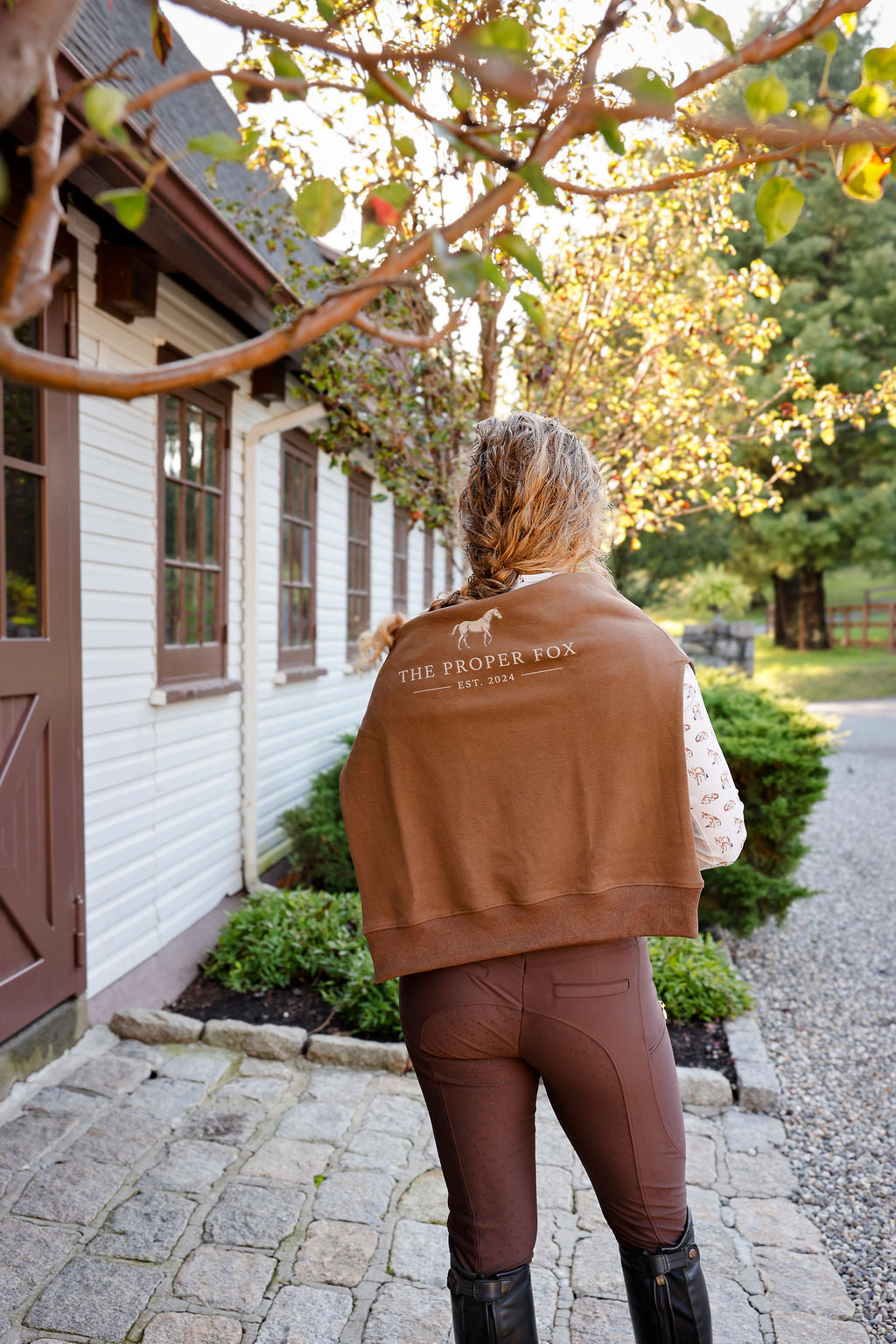 Oxford Brown Proper Fox Sweatshirt